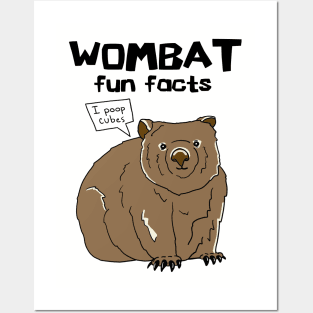 Wombat Fun Facts Posters and Art